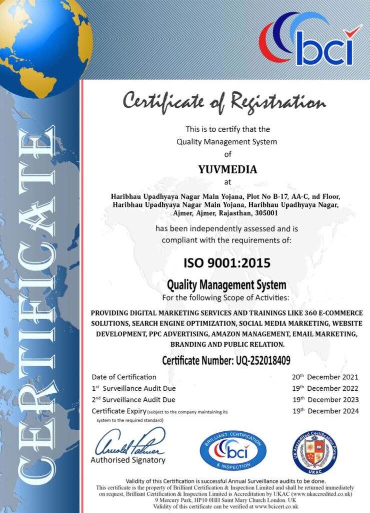 Accreditations​-Ceritifcate Of Registration